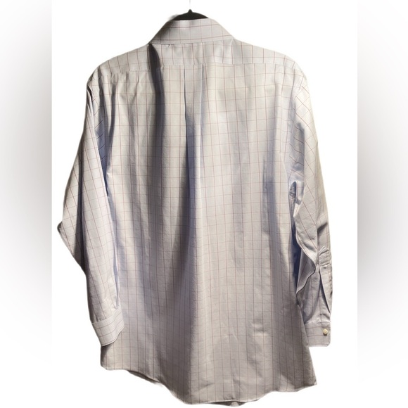 Brooks Brothers slim fit non-iron blue Casual Button Down Long Sleeves Shrt 16.5 - Picture 3 of 5